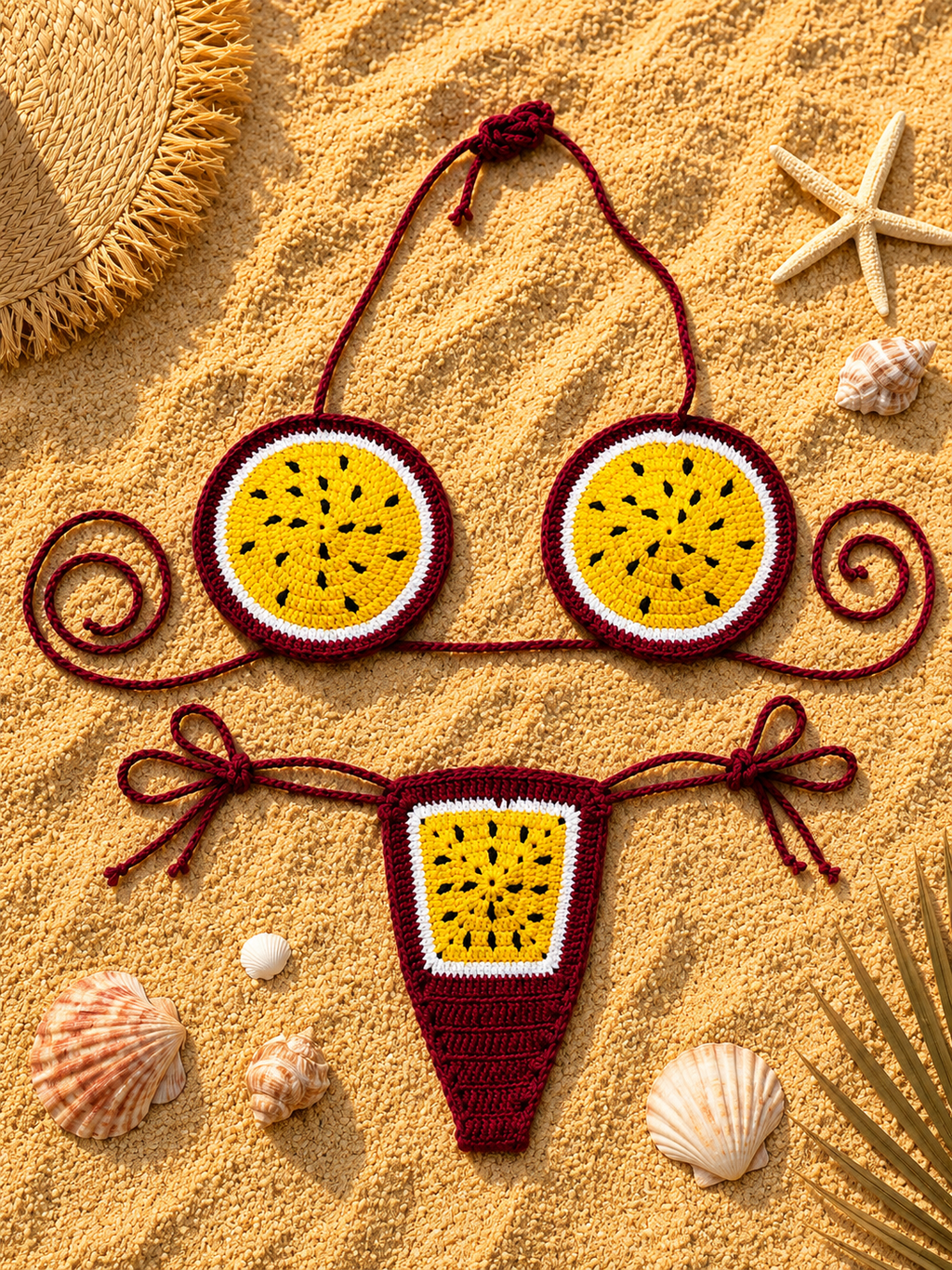 Tropical Fruits – Passion Bikini ❤️