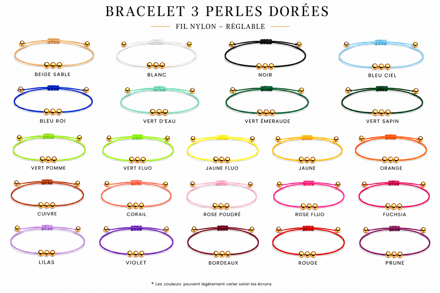 ✨ Bracelet Trio | Sun’Shaee Golden Beach